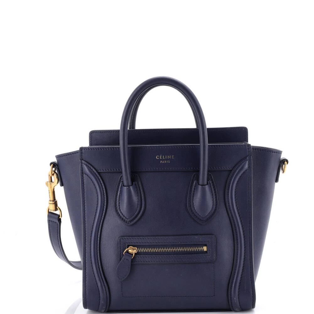 Celine Luggage Bag Smooth Leather Nano #260694C19B